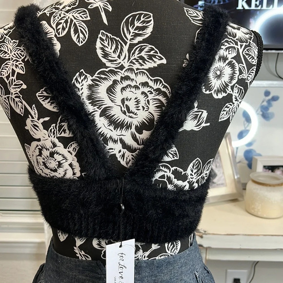 For Love & Lemons “fur” crop tank top - Picture 3 of 9